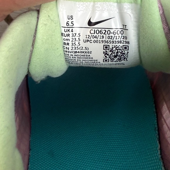 Nike Air Max 270 React SE Light Sneaker Arctic Pink/Orange Pulse/White/Black - Picture 14 of 14